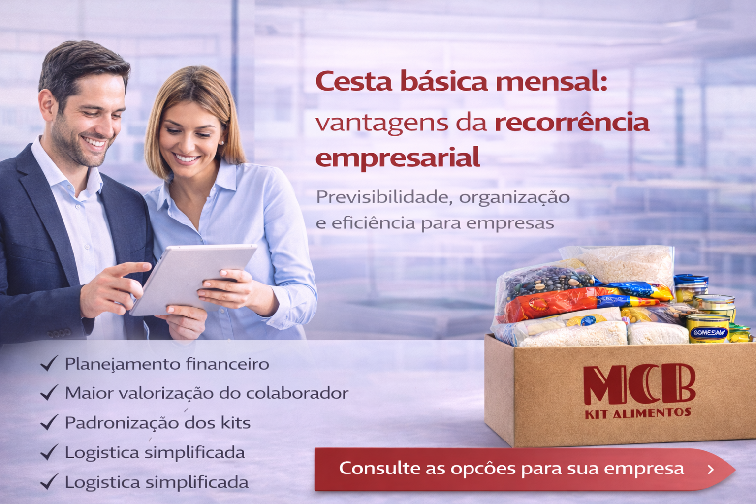 Cesta básica mensal: vantagens da recorrência