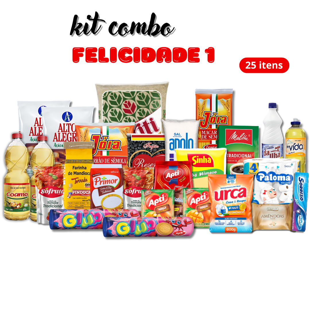 Cesta Básica: Da Felicidade           R$ 163,65