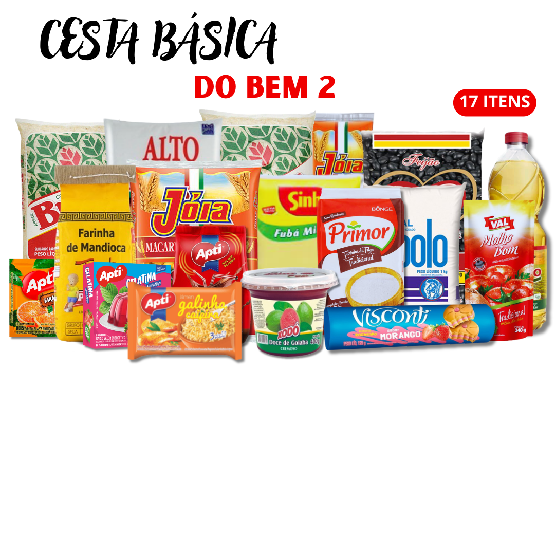 Cesta Básica Do bem 2  :                  R$ 94,43 