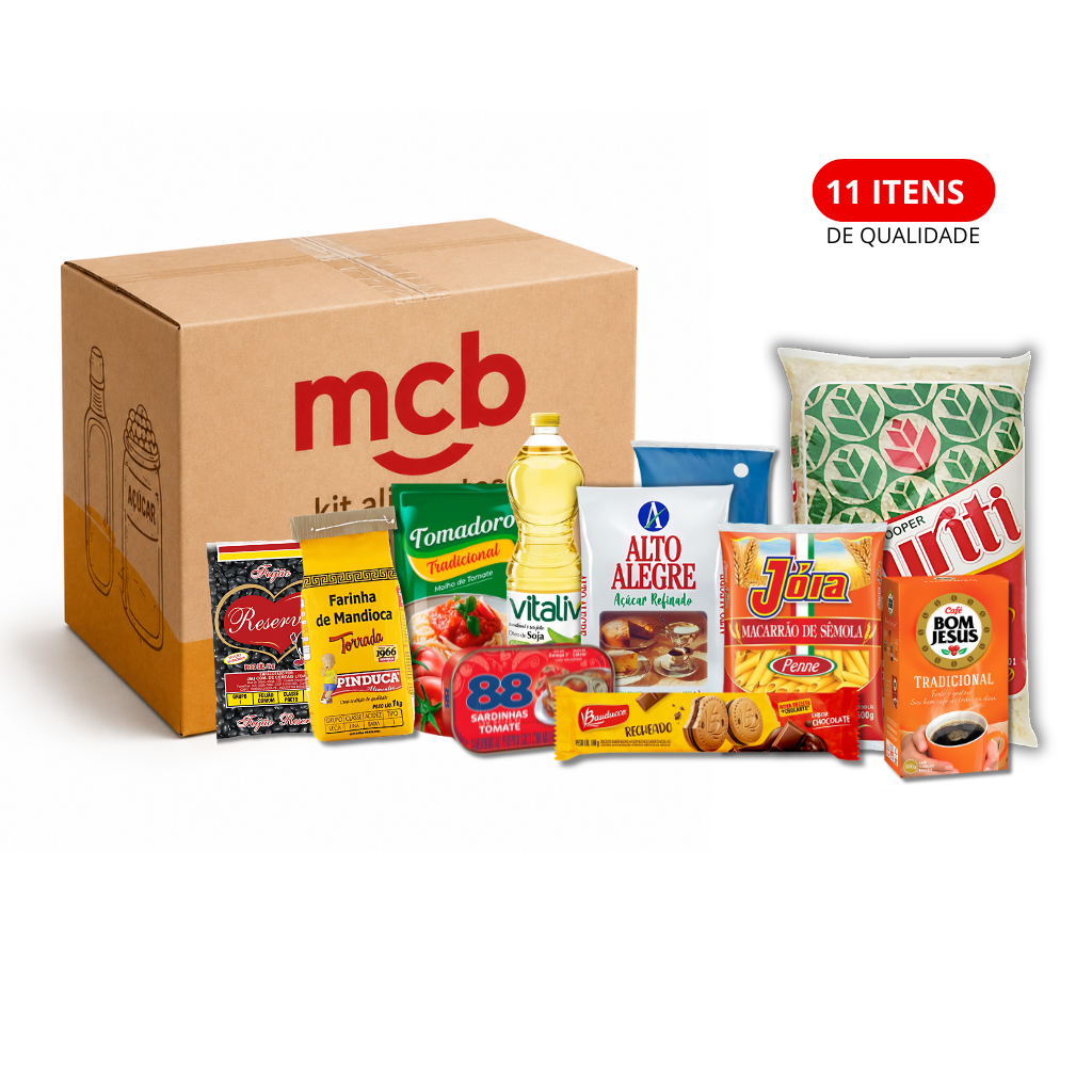 CESTA BASICA ECONOMICA II - 10,84 kg | R$ 117,20