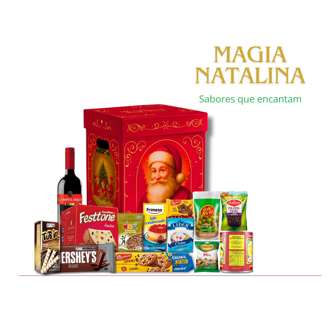 CESTA MAGIA NATALINA : R$ 156,25