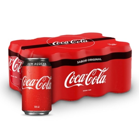COCA COLA LATA 350 ML SEM AÇUCAR:  R$ 29,52 