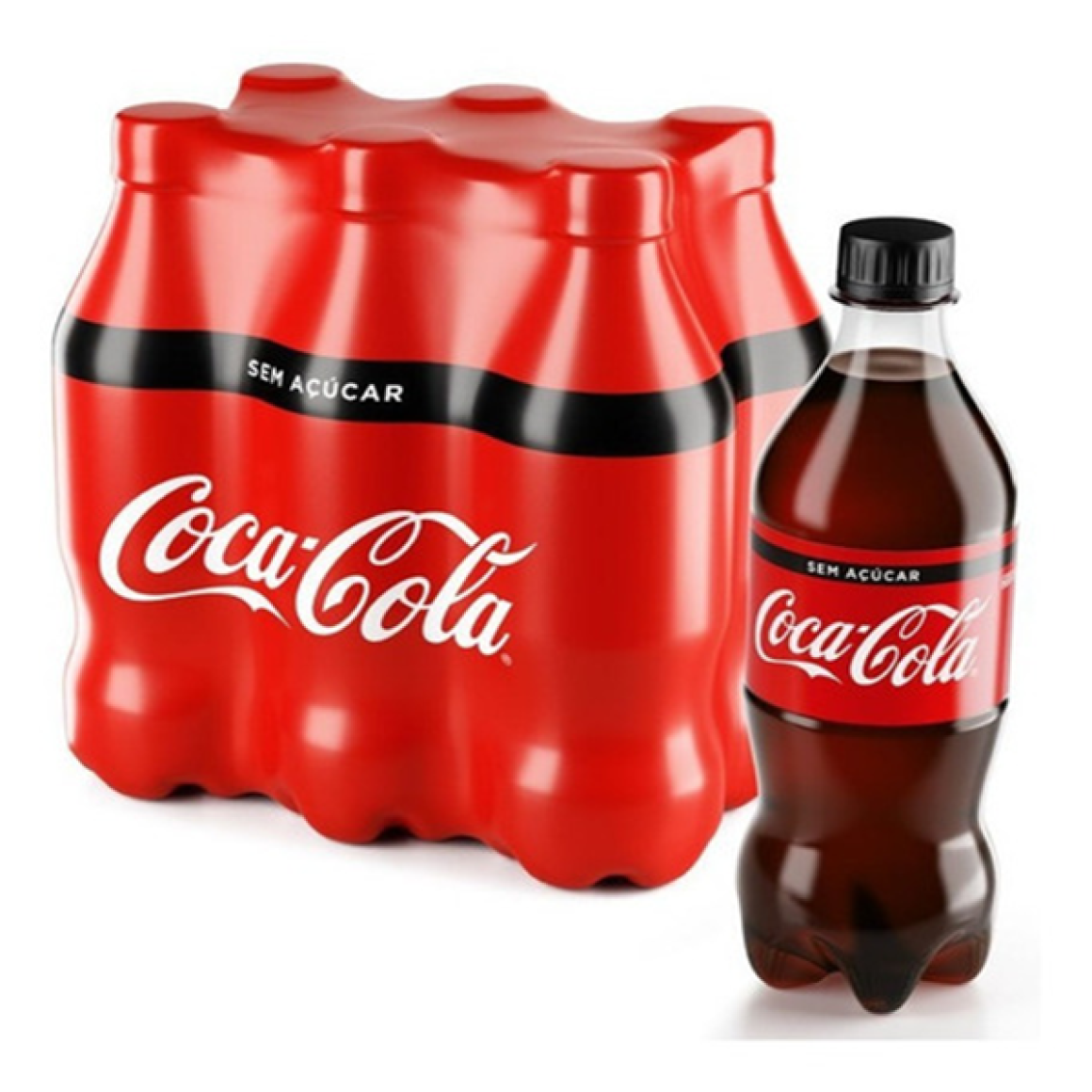 COCA COLA PET 600ML SEM AÇUCAR:  24,60