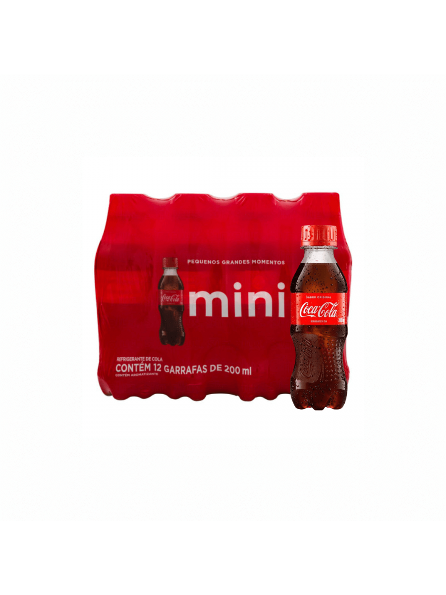 COCA COLA PET MINI 200ML :  R$ 12,96