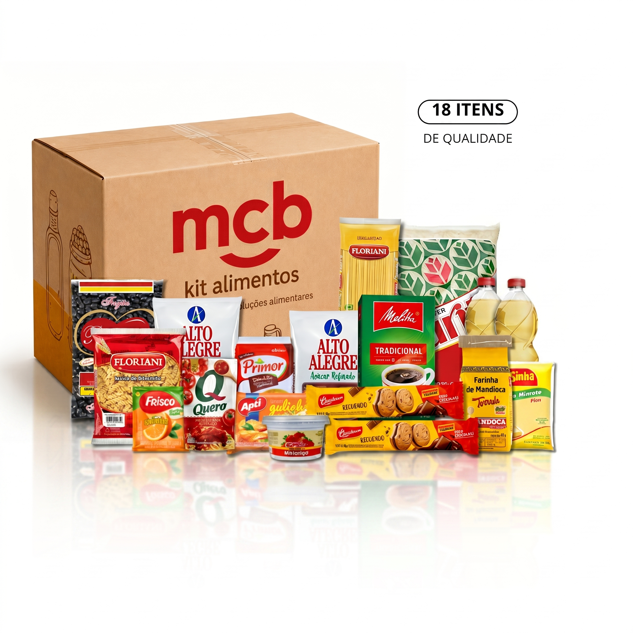 Kit alimentação Bem Estar 14,51 kg : R$ 137,39