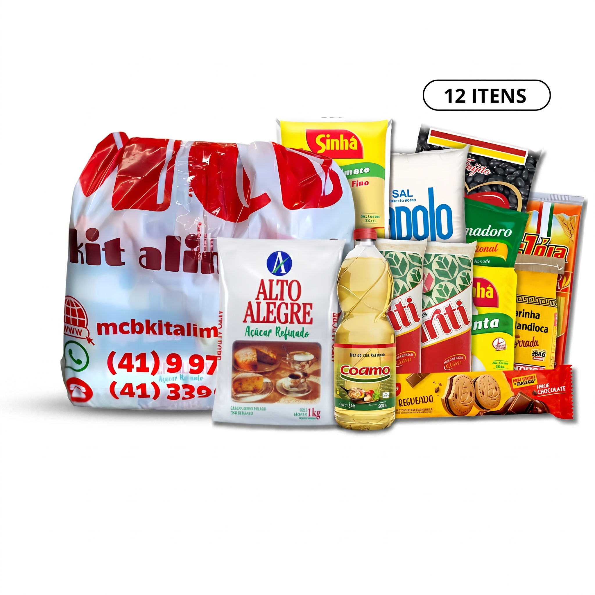 kit doação 3  ( 12 Itens) :      R$ 67,90